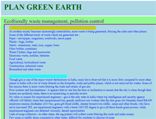 Tablet Screenshot of plangreenearth.org
